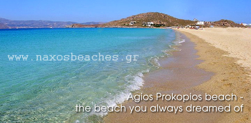 naxos beaches agios prokopios